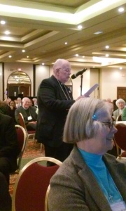 Our good friend Canon John Madden responds to the Bishop's address!